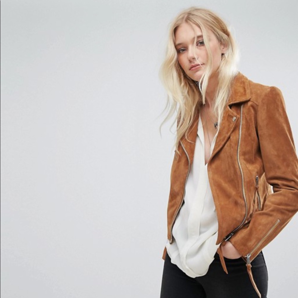 Lab Suede Biker Jacket